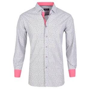 NEW SPAZIO men's flo sport shirt in gray